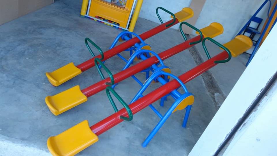 Triple Beam Playground Seesaw Set