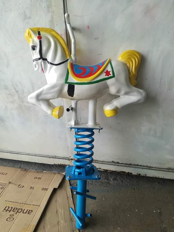 Horse Spring Playground Rider