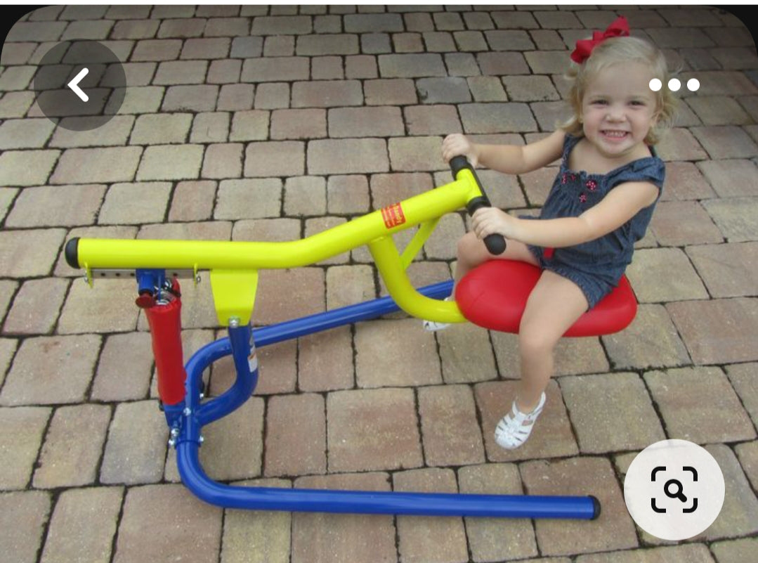 Child Outdoor Rocking Seesaw