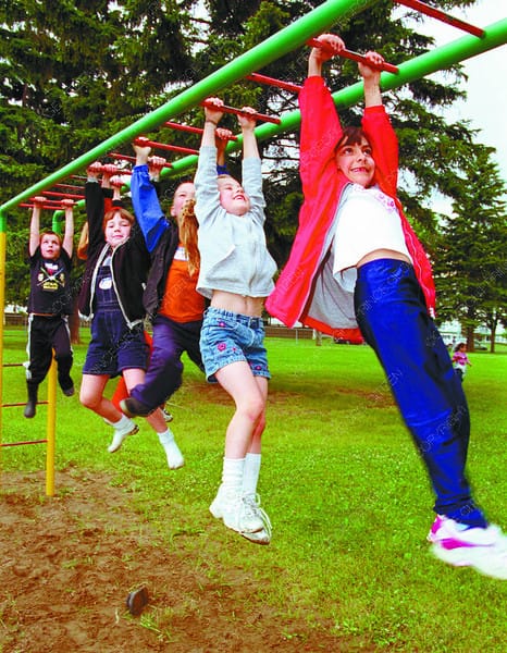 Colorful Playground Monkey Bars