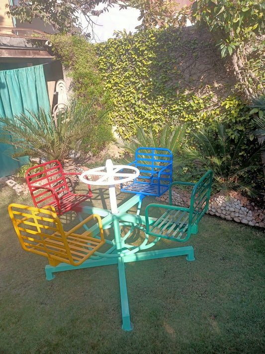 Four Seat Metal Merry Go Round
